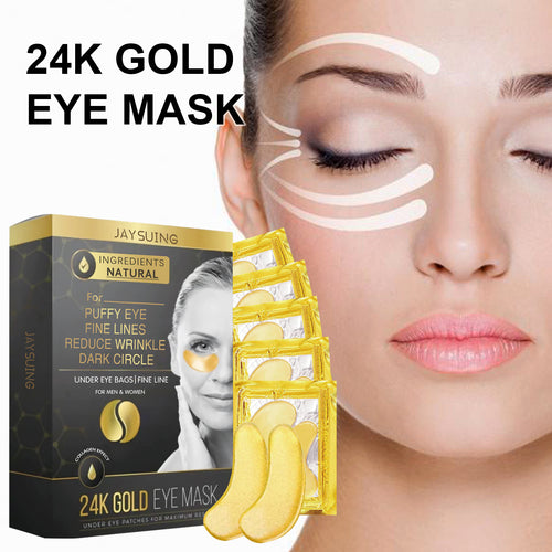 24K Gold Eye Patches-Reduce Dark Circles & Puffiness