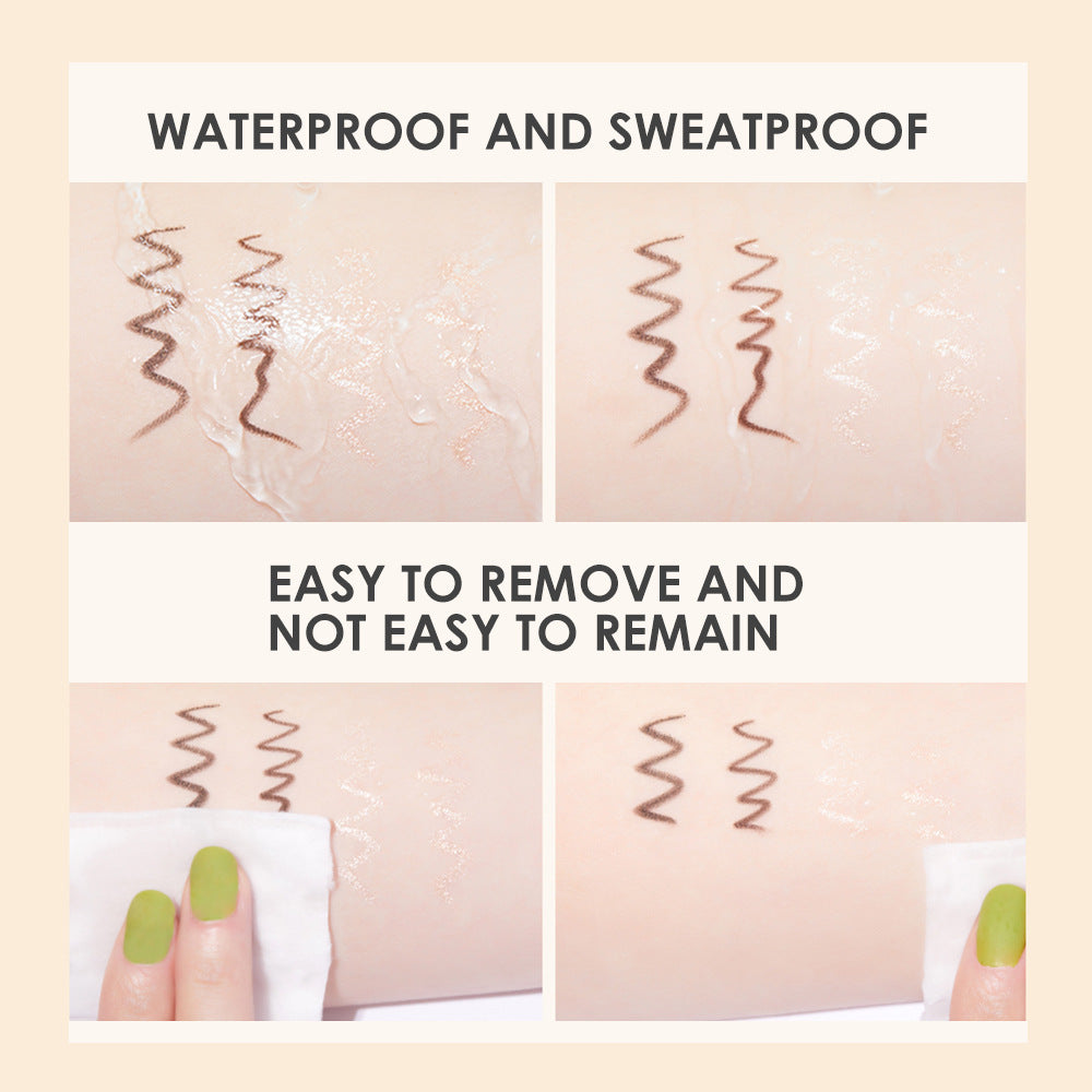Langmanni Automatic Rotation Eyeliner Waterproof And Durable Not Easy To Smudge