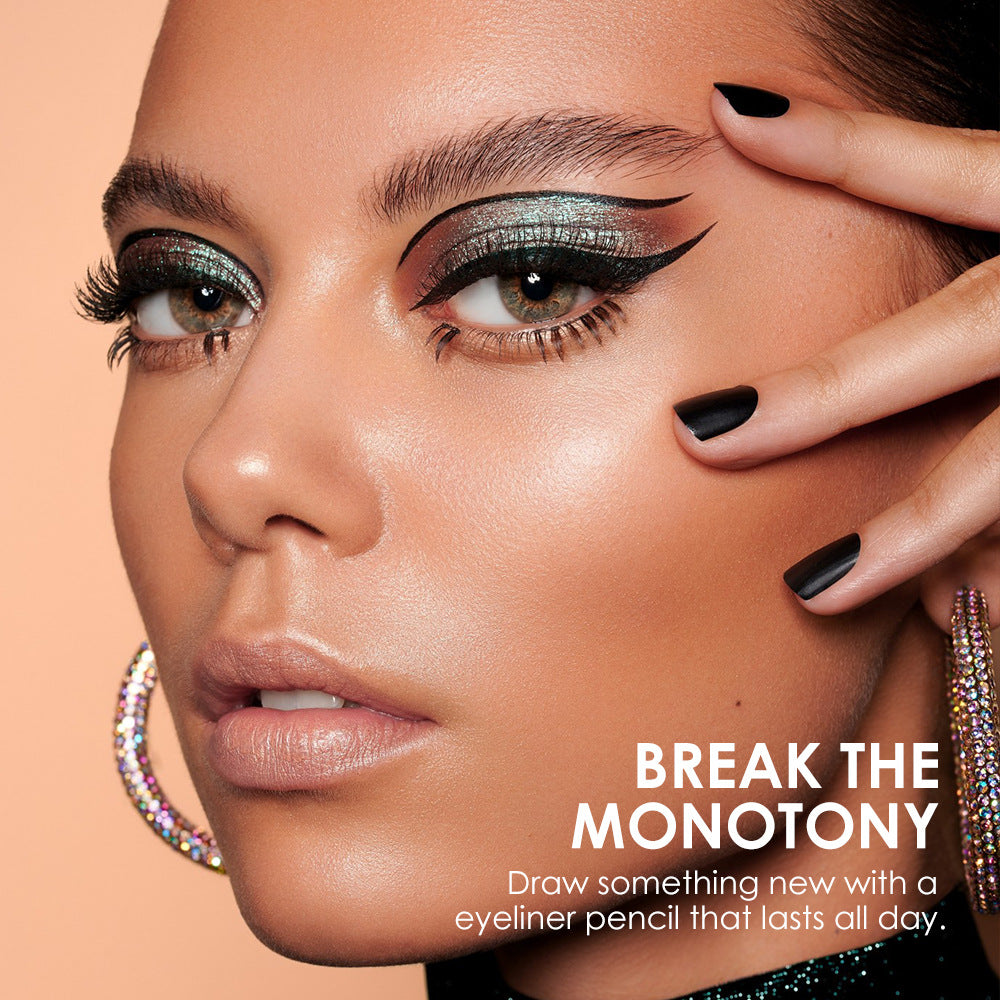 Langmanni Automatic Rotation Eyeliner Waterproof And Durable Not Easy To Smudge